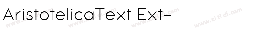 AristotelicaText Ext字体转换